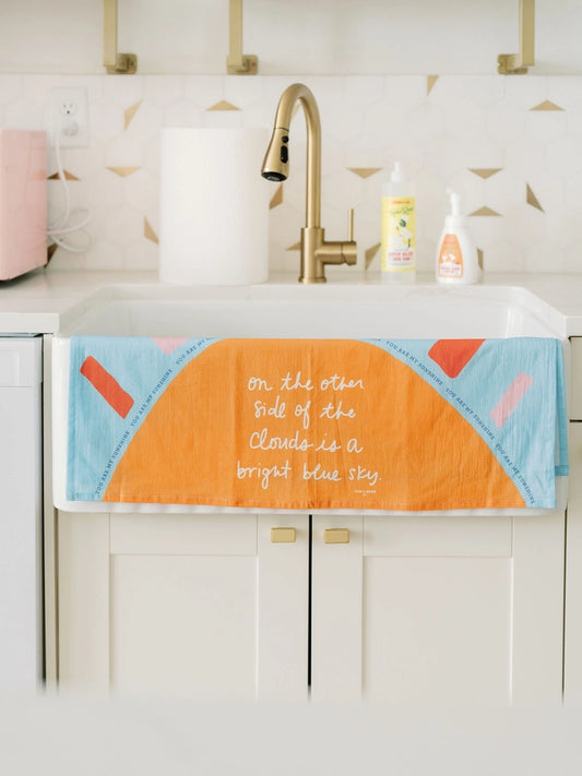 Bright Blue Sky Kitchen Towel